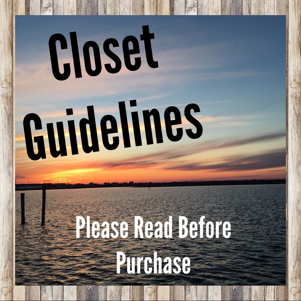 My Poshmark Guidelines 🎵🖤